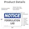 Signmission Formulation Lab, 24 in W x Rectangle, Vinyl Decal OS-2PACK-NS-D-1824-L-12898 - alternate 6